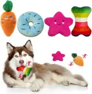 Interactive Dog Toys for Small Medium Large Breed, 4 Pack Squeaky Plush Dog