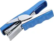 SOPOTUTU Handheld Stapler Stapler Hand Essential Mini Small Desk Handle School Supplies School Teachers Product Portable Handheld Tool Convenient Classroom Use for Blue Iron