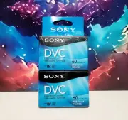 Sony DVC Digital Video Cassette 2 Pack Mini DV 60 Min Premium Tapes DVM60PRR