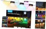 Outdoor Deck Lights, Multicolor Outdoor Fence Lights, IP65 Waterproof 12 Packs