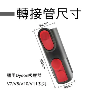 Dyson 吸塵器配件 戴森V8轉接頭 V6轉接管 V7 V8 V10轉換頭 (2.9折)