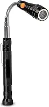 WAZIJ Magnetic Pickup Tool for Men - Telescopic Magnet with LED Flashlight and 22Inch Telescopic Neck - Tool Gift for Dad