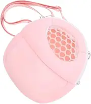 ERINGOGO Portable Hamster Carrier Bag Breathable Mesh Small Animal Pouch with Adjustable Strap for Travel Suitable for Hamsters Squirrels Chinchillas and Guinea Pigs