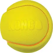 KONG Squeezz Tennis Dog Toy (Large) | Durable Rubber Squeaky Ball for Fetch & Play | Multi-Color Assortment | Engaging, Bouncy, Safe for Large Dogs | Fun Interactive Outdoor Dog Toy