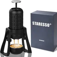 在飛比找蝦皮購物優惠-STARESSO星粒三代便攜式咖啡機手動摩卡壺加壓咖啡壺戶外