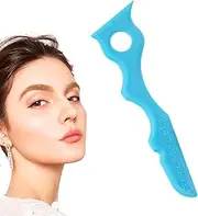 Silicone Makeup Stencil - Reusable Eyebrow Stencils - Silicone Multifunctional Mascara Liner Tool Eyelash Contouring Guard Pad