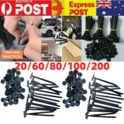 Upto 200X Nylon Universal Cable Tie Buckle, Self-Locking Nylon Zip Ties Holder