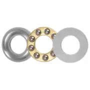 F6-12M Thrust Ball Bearing 6x12x4.5mm Brass with Washers ABEC3 1pcs
