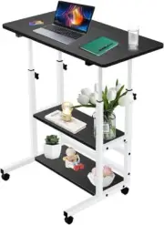 Adjustable Height Standing Large Desk Portable Laptop Computer Workstation, Offi