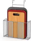 Simplehouseware over the Cabinet Door Organiser for Kitchen Storage Mesh Silver