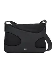 Hollowed-out detail satchel One size Black