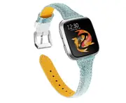 Strap Bands Leather Replacement Leather Bands for Iwatch Bands for fitbit versa 2-4