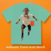 Travis Scott × McDonald's T Shirt Mens XL Action Figure Mint rap tee concert