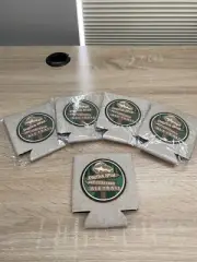 6 NEW Dogfish Head Brewery Fabric Patch Koozie Coozie