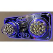 Peterbilt 389 Dome Lights Plate Green Led Lights Color
