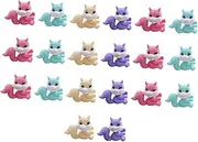 Lovely Squirrel Erasers Set of 20 Boys and Girls Erasers Animal Decorations Educational