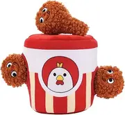 Hugsmart Puzzle Hunter Dog Toy Food Party Fried Chicken 17.8x16x15cm