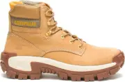 Cat Footwear Men's Invader Hi Steel Toe Construction Boot 9.5, Honey Reset