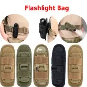 Tactical Flashlight Pouch 360 Degree Rotatable Torch Case Duty Belt Clip Holder