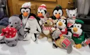 VINTAGE Coca-Cola Plush Penguins|Walrus|Reindeer| and Snow Animal Collection