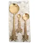 Salad servers set of 3 spoons Retro pineapple Hawaiian Luau Christmas Gift