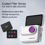 適用於 INSTA360 GO 3 濾鏡配件 ND MATTING MCUV CPL 濾鏡拇指運動相機 INSTA360