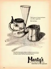 1975 Martys "Essential To The Epicure" Oak Lawn Dallas Texas Restaurant Print Ad