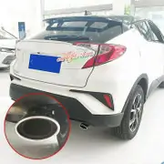 Fit For Toyota C-HR CHR 2016- 2020 Stainless Rear Exhaust Muffler Tip End Pipe Moulding Cover Trim Car Accessories