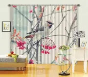 3D Woods Bird 67 Blockout Photo Curtain Print Curtains Drapes Fabric Window AU