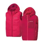 ├登山樂┤日本 MONT-BELL THERMALAND HOOD VEST 幼童連帽化纖背心 桃紅 # 1101605OP/CM