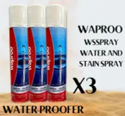 3x WATERPROOF - Leather Suede Boots Shoe Jackets Fabric Bags Waterproofing spray