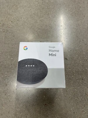 Google Home Mini 2nd Generation Charcoal Smart Speaker Bluetooth Assistant Nest
