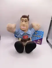 Mr. Wonderful Talking Keychain Plush Doll 5" Sitting W/Clip 2003 Tested Working