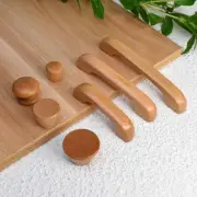 Wooden Drawer Knobs Wardrobe Cabinet Pulls Cupboard Kitchen Door Handles New