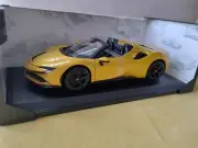 Ferrari sf90 spider alloy model car 1:18 yellow