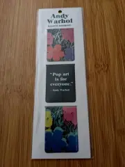 Andy Warhol Flowers Magnetic Bookmarks, Bookmark by Galison (COR); Warhol, An...