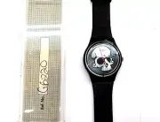 Swatch Watch SKULLING TIME GB220 New Old Stock 2004 with Case Treasure Hunt NOS