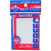 100 KMC Perfect Mini Inner Sleeves Card Protectors Barrier Small Japanese 60x87