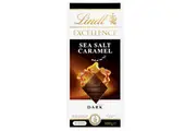 2 x Lindt Excellence Sea Salt Caramel Dark Chocolate Block 100g