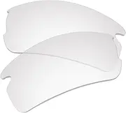 [EZReplace] Lenses Replacement for Oakley Flak 2.0 XL OO9188 Sunglasses (Non-Polarized Lenses) - Fits Oakley Flak 2.0 XL Frame (Crystal Clear)