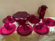 New Tupperware Beautiful Color and UNIQUE Acrylic Open House Set with 15 pieces