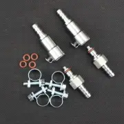 1/4" 6mm Gas Fuel In-Line Hose Quick Release Disconnect Coupling MCD04V 2 sets