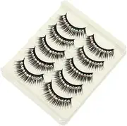 FRCOLOR 10 Pairs Natural Look False Lashes Pre-glued Cluster Lashes Extensions for Women Girls Long Silver Makeup Eyelashes
