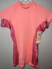 Rip Curl Wmns Trestles UV TEE LS Long Sleeve Rashguard Pink Coral Size Small S