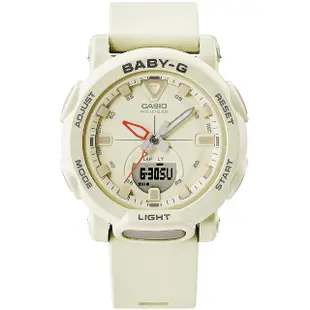 【CASIO 卡西歐】BABY-G BGA-310系列 Outdoor 棉花米色手錶(BGA-310-7A)