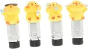 Sosoport 4pcs Tire Valve Core The BIK Bike Stem Cap Funny Tire Valve Caps Tire Valve Caps Funny Bike Valve Cover Bike Inflator Adaptor Tire Caps Cute Tire Valve Stem Cap Cover Duck Resin