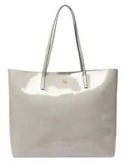 [Ravella] Joelle Bag in Grey Crinkle Patent