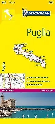 Puglia - Michelin Local Map 363 - 9782067126725