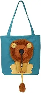 New Small Lion Bag Shoulder Bag Diagonal Cross Handbag Small Kind Dog Animal Bags Bags Kid and Ladies' Canvas Cartoon Pet