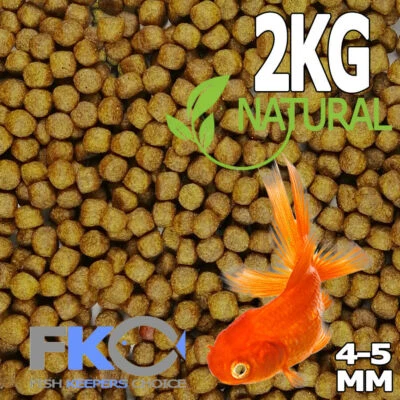 FKC Goldfish, Koi Aqua Aquarium & Pond Floating Fish Food Pellets 5-6mm MED 2KG